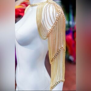 Gold Body Chain Bolero